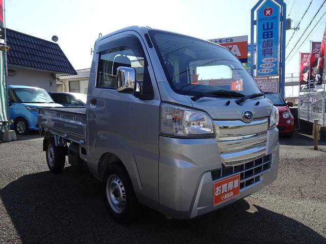 サンバートラック TB 5速マニュアル エアコン パワステ 運転席エアバック 純正ラジオ ETC ドアバイザー 荷台ゴムマット メッキミラーカバー メッキグリルカバー(4枚目)