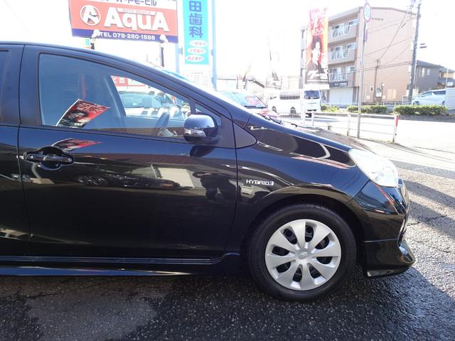 アクア Ｓ　モデリスタエアロ　純正ナビ　フルセグＴＶ　ＣＤ・ＤＶＤ再生　Ｂｌｕｅｔｏｏｔｈ　ＵＳＢ　バックカメラ　ＥＴＣ　キーレス　リアフイルム　ＬＥＤヘッドライト　フォグライト　スペアキー（32枚目）