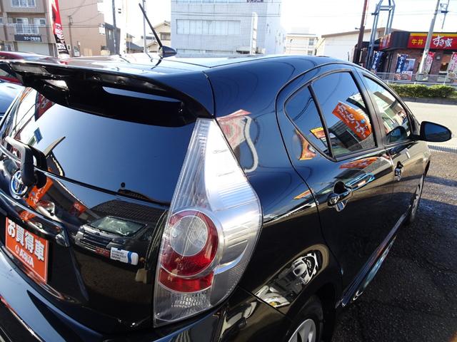 アクア Ｓ　モデリスタエアロ　純正ナビ　フルセグＴＶ　ＣＤ・ＤＶＤ再生　Ｂｌｕｅｔｏｏｔｈ　ＵＳＢ　バックカメラ　ＥＴＣ　キーレス　リアフイルム　ＬＥＤヘッドライト　フォグライト　スペアキー（39枚目）