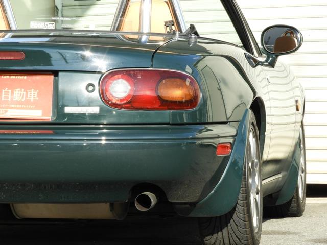 ユーノスロードスター スペシャルパッケージ 5速マニュアル ガラススクリーンソフトトップ 社外15インチAW テイン車高調サス(14枚目)