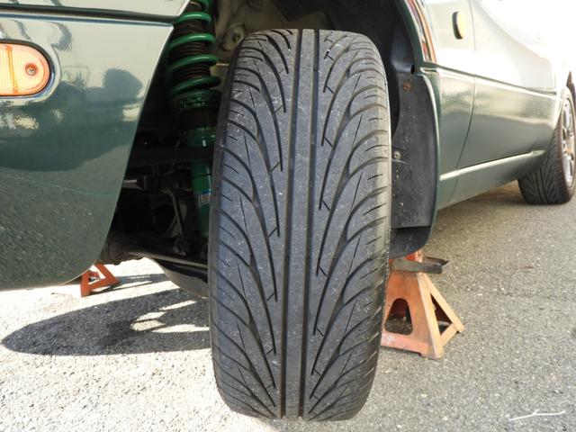 ユーノスロードスター スペシャルパッケージ 5速マニュアル ガラススクリーンソフトトップ 社外15インチAW テイン車高調サス(50枚目)