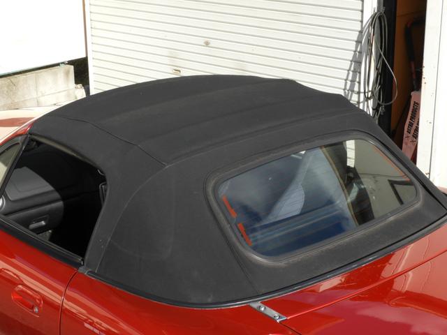 ロードスター ＲＳ　後期型ＲＳ　６速ＭＴ　レイズＴＥ３７　マキシムＥＸマニ　テイン車高調　クロス生地ソフトトップ　ソウルレッド全塗装（18枚目）