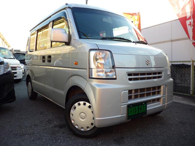 エブリイ ジョインターボ　ターボ　４速オートマ　ナビ　フルセグ　Ｂｌｕｅｔｏｏｔｈ　ＤＶＤ再生　バックカメラ　ドライブレコーダー　ＥＴＣ　ＬＥＤライト　キーレス連動電動格納ミラー　シートカバー（4枚目）