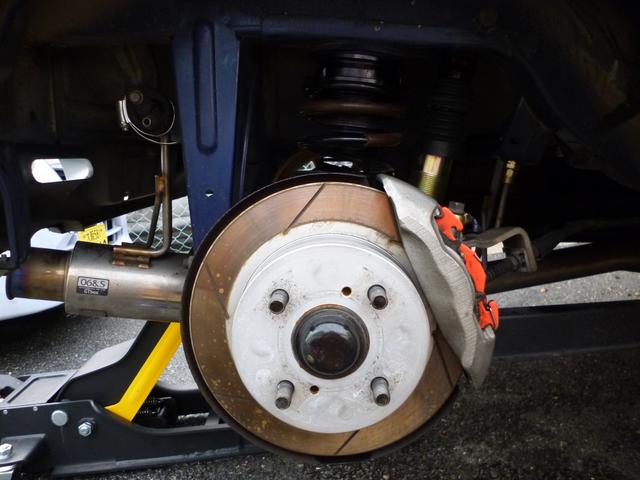 アルトワークス ＲＳ／Ｚ　ＲＡＹＳ１４インチアルミホイール　ストリートライド車高調　柿本改マフラー　ロールバー　社外リアスポイラー　メッシュブレーキホース　ＭＯＭＯステアリング　ブースト計　ＨＫＳエアクリ　ＬＥＤライト（27枚目）