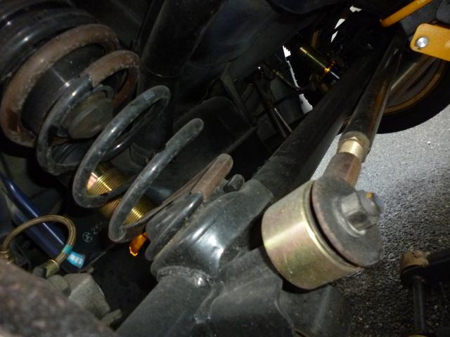 アルトワークス ＲＳ／Ｚ　ＲＡＹＳ１４インチアルミホイール　ストリートライド車高調　柿本改マフラー　ロールバー　社外リアスポイラー　メッシュブレーキホース　ＭＯＭＯステアリング　ブースト計　ＨＫＳエアクリ　ＬＥＤライト（28枚目）