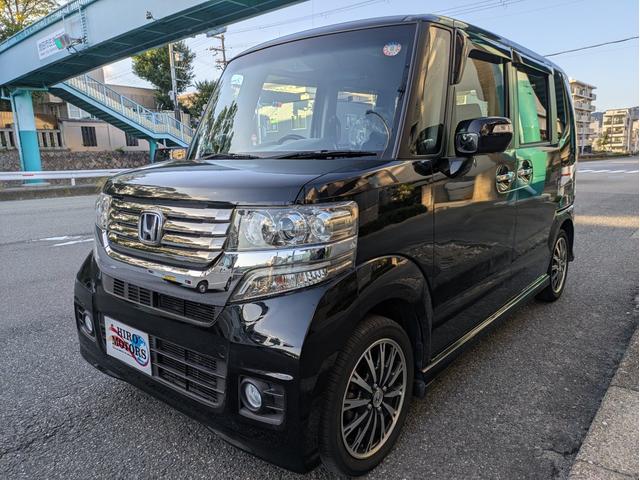 N-BOXカスタム G・ターボパッケージ ワンオーナー車 純正ナビ地デジ バックカメラ 両側パワースライドドア ETC HIDヘッドライト(4枚目)