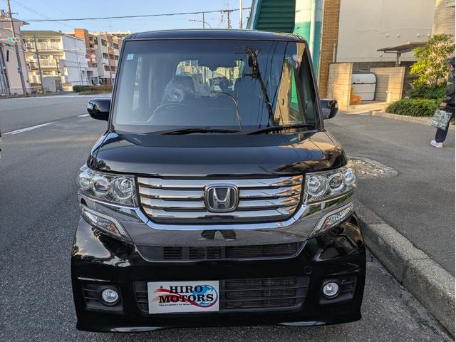 N-BOXカスタム G・ターボパッケージ ワンオーナー車 純正ナビ地デジ バックカメラ 両側パワースライドドア ETC HIDヘッドライト(7枚目)