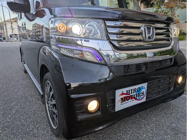 N-BOXカスタム G・ターボパッケージ ワンオーナー車 純正ナビ地デジ バックカメラ 両側パワースライドドア ETC HIDヘッドライト(31枚目)