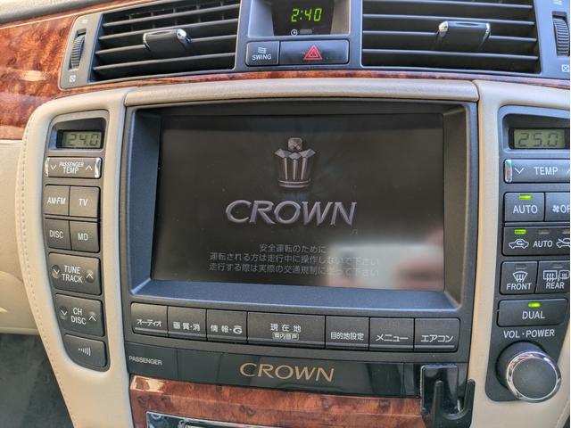 クラウン ロイヤルサルーンG マルチ純正ナビ 純正本革ベージュシート ヘッドアップディスプレイ シートヒーター パワーシート 純正サンシェード バックカメラ ETC クルーズコントロール(14枚目)
