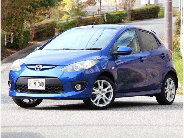 デミオ スポルト　５速マニュアル　禁煙車　オートエグゼマフラー　オートエグゼＤ型革巻ステアリング　マツダディーラー点検　バッテリー新品　ケンウッドドラレコ　ナビ　フルセグテレビ　ＥＴＣ　オートエアコン　キーレス（23枚目）