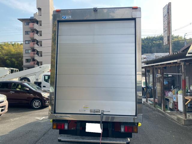 エルフトラック 2t標準セミロングアルミバン サイドドア リヤシャッタードア 総重量4805Kg 庫内両サイド埋込フック4対 バックカメラ TRG-NLR85AN(3枚目)