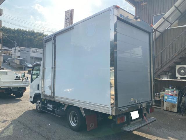 エルフトラック 2t標準セミロングアルミバン サイドドア リヤシャッタードア 総重量4805Kg 庫内両サイド埋込フック4対 バックカメラ TRG-NLR85AN(9枚目)