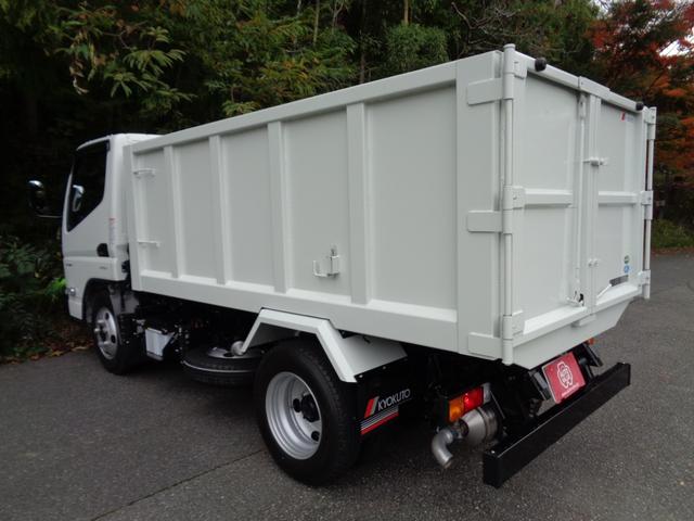 キャンター 土砂禁強化深ダンプ　３トン積み４ナンバー　液晶メーターパネル　バックカメラ　ＬＥＤヘッドライト　ＬＥＤフォグ　左電格ミラー　スマートキー２個　衝突被害軽減ブレーキ　車線逸脱警報装置　横滑り防止装置　アイドリングストップ（13枚目）