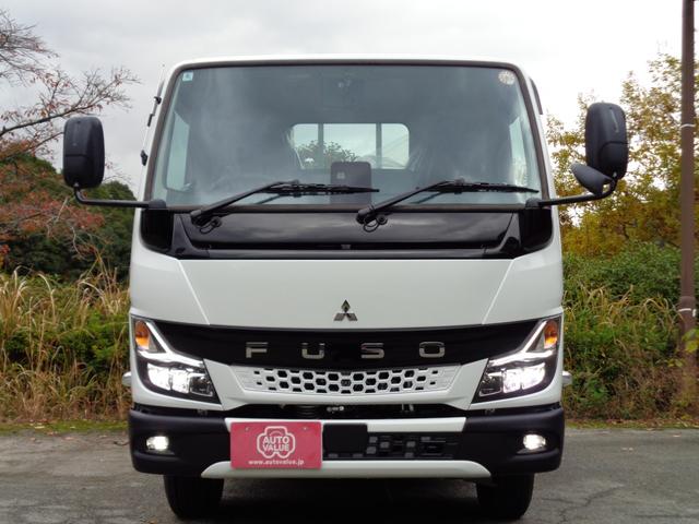 キャンター 垂直パワーゲート付き高床平ボディ　ＮＥＷモデル　３トン積４ＮＯ　バックカメラ　液晶メーターパネル　ＬＥＤヘッドライト　ＬＥＤフォグ　左電格ミラー　スマートキー　坂道発進補助装置　衝突被害軽減ブレーキ　車線逸脱警報装置　横滑り防止装置（2枚目）