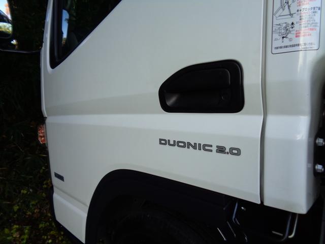 キャンター 全低床　２トン積み４ナンバー　全低床平ボディ　リアＷタイヤ　ＥＴＣ　キーレス　スペアキー　左電格ミラー　フォグランプ　坂道発進補助装置　ＥＣＯモードスイッチ　荷台床ラバー敷き　純正マット＆ドアバイザー（15枚目）