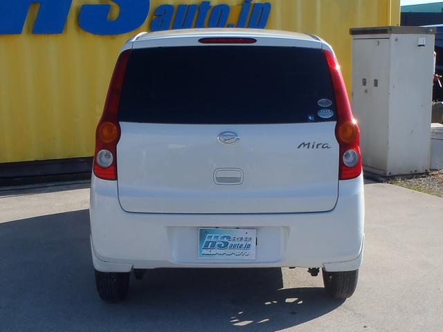 ミラ Ｘスペシャル　５速ＭＴ　キーレス　ＡＢＳ　Ｗエアバッグ　エアコン　パワステ　パワーウインドウ　社外タコメーター　リアガラスフィルム貼り　社外１３インチアルミ（6枚目）