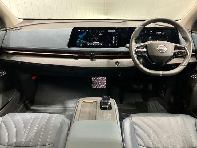 アリア Ｂ６　ｅ－４ＯＲＣＥ　４ＷＤ　当社試乗車アップ　メーカーナビ・ＢＯＳＥ・全周囲カメラ・衝突被害軽減ブレーキ・踏み間違い衝突防止アシスト・本革シート・オートバックドア＋ハンズフリー・プロパイロトリモートパーキング（4枚目）