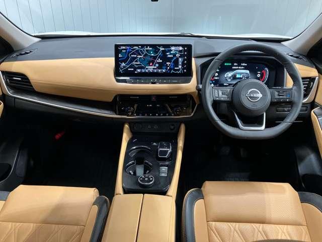 エクストレイル Ｇ　ｅ－４ＯＲＣＥ　１．５　Ｇ　ｅ－４ＯＲＣＥ　４ＷＤ　当社試乗車アップ・メーカーＯＰナビ・ナッパレザー・全周囲カメラ・ＥＴＣ２．０・プロパイロット・オートバックドア・全席シートヒーター・ＬＥＤヘッドランプ（4枚目）