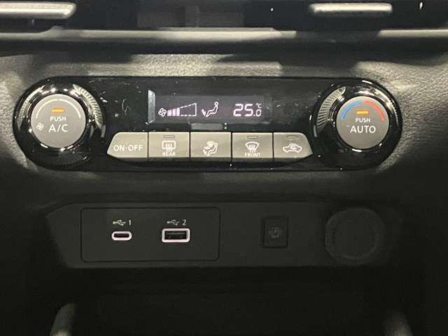 【オートエアコン】温度を設定すれば自動で空調調整をしてくれます★ボタンひとつで簡単便利！