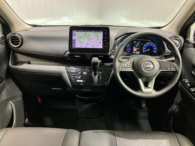 デイズ ６６０　ハイウェイスターＧターボ　展示試乗車アップ　衝突被害軽減ブレ－キ＆踏み間違い防止アシスト・メモリ－ナビ・全周囲カメラ・ＳＯＳコ－ル・前後ソナ－・ＬＥＤヘッドライト・ＬＥＤフォグランプ・フロア－カ－ペット・ＥＴＣ付（6枚目）