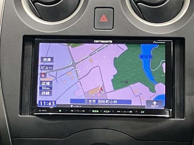 ノート Ｘ　ワンオーナー・車検整備付・ナビゲーション・ＥＴＣ・インテリジェントキー・プライバシーガラス・マニュアルエアコン（17枚目）