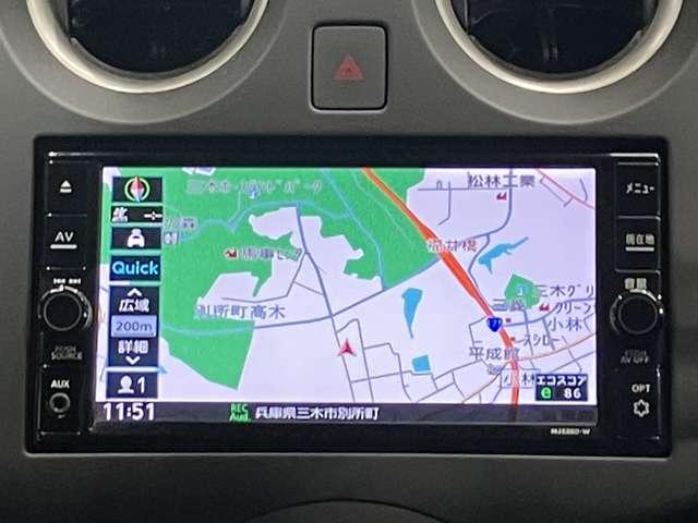 ノート Ｘ　１．２　Ｘ　ディーラーＯＰナビゲーション・バックモニター・ドライブレコーダー・フォグランプ・アルミホイール・オートライト・マニュアルエアコン（14枚目）