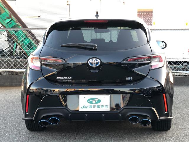 カローラスポーツ ハイブリッドＧ　１年保証　モデリスタフロント＆サイドスポイラー　ＴＯＭ’ｓマフラー　純正ナビ　バックカメラ　フルセグ　ｂｌｕｅｔｏｏｔｈ　ビルトインＥＴＣ　純正ドライブレコーダー　トヨタセーフティセンス（5枚目）