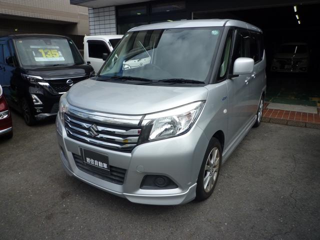 ソリオ ハイブリッドMX デュアルカメラブレーキサポート ストラーダナビ フルセグテレビ バックカメラ オートスライドドア プッシュスタート スマートキー サイドエアバック(7枚目)