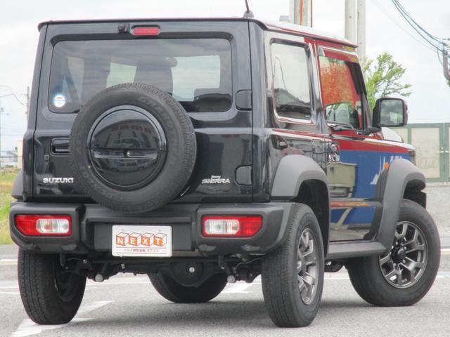 ジムニーシエラ ＪＣ　４ＷＤ　社外ＳＤナビ＆フルセグＴＶ　Ｂカメラ　純正ＡＷ　ＬＥＤヘッドライト　スマートキー　クルコン　前席シートヒーター　オートライト　ドラレコ　電動格納ミラー　衝突被害軽減ブレーキ（2枚目）