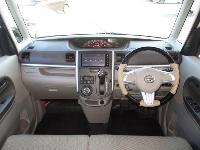 タント Ｇ　両側電動ドア　社外ＳＤナビ／ＣＤ＆フルセグＴＶ　Ｂカメラ　社外１４ＡＷ　スマートキー　オートライト　電動格納ミラー　オートＡＣ　ライトレベライザー　シートリフター　プライバシーガラス（8枚目）