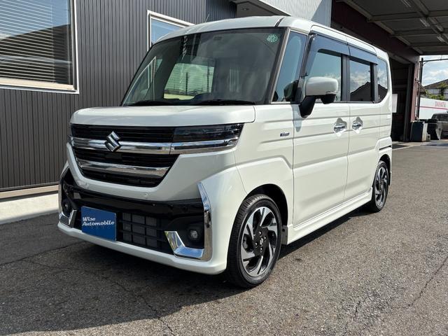 スペーシアカスタム ハイブリッドXSターボ 純正9インチSDナビ フルセグTV Bluetooth 全方位モニター 前後ドライブレコーダー HUD ETC 前席シートヒーター 後席サーキュレーター 両側電動スライド スズキセーフティサポート(2枚目)