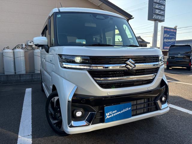 スペーシアカスタム ハイブリッドXSターボ 純正9インチSDナビ フルセグTV Bluetooth 全方位モニター 前後ドライブレコーダー HUD ETC 前席シートヒーター 後席サーキュレーター 両側電動スライド スズキセーフティサポート(20枚目)