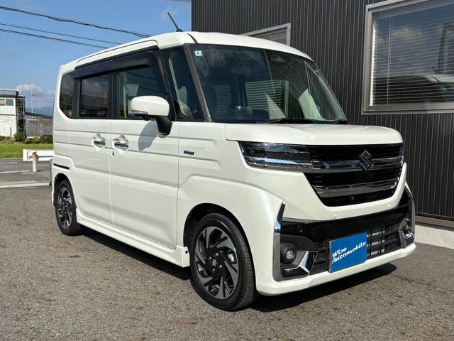 スペーシアカスタム ハイブリッドXSターボ 純正9インチSDナビ フルセグTV Bluetooth 全方位モニター 前後ドライブレコーダー HUD ETC 前席シートヒーター 後席サーキュレーター 両側電動スライド スズキセーフティサポート(28枚目)