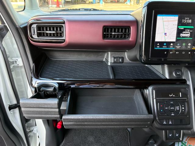 スペーシアカスタム ハイブリッドXSターボ 純正9インチSDナビ フルセグTV Bluetooth 全方位モニター 前後ドライブレコーダー HUD ETC 前席シートヒーター 後席サーキュレーター 両側電動スライド スズキセーフティサポート(46枚目)