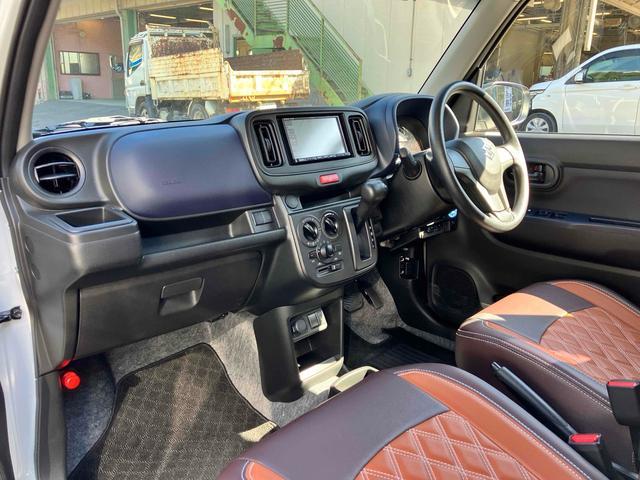 アルト L 社外AW ETC バックカメラ ナビ TV クリアランスソナー レーンアシスト 衝突被害軽減システム オートライト キーレスエントリー アイドリングストップ 電動格納ミラー シートヒーター CVT(50枚目)