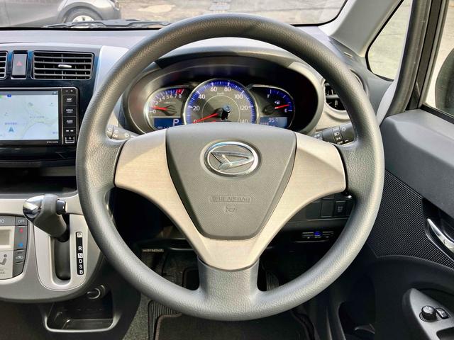 ムーヴ カスタム X ETC バックカメラ ナビ TV オートライト スマートキー アイドリングストップ 電動格納ミラー ベンチシート CVT Bluetooth アルミホイール エアコン パワーステアリング(3枚目)