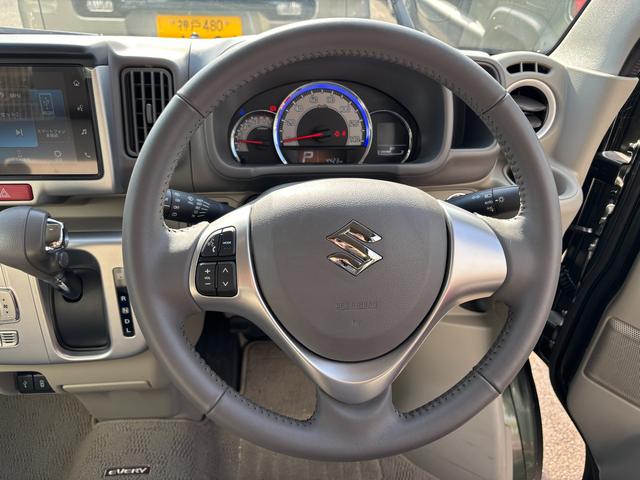 エブリイワゴン ＰＺターボ　標準ルーフ　６型　バックカメラ付　ＬＥＤライト　デュアルカメラブレーキ｜後席左側ワンアクションパワースライドドア｜１４インチアルミホイール｜バックカメラ付ディスプレイオーディオ｜運転席シートヒーター｜（15枚目）