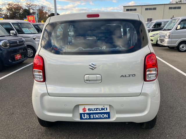 アルト Ｌ　２型前後衝突被害軽減ブレーキ　デュアルカメラブレーキサポート、後退時ブレーキサポート、オートクルーズ、オートエアコン、キーレスプッシュエンジンスタート、両側電動格納ミラー、オートライト、運転席シートヒーター、ひじ掛け（3枚目）