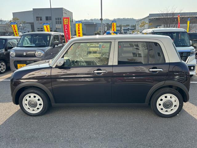 アルトラパンLC LC HYBRID X 6型 4WD 衝突被害軽減ブレーキ デュアルセンサーブレーキII|LEDヘッドランプ|シートヒーター|LC専用フロントグリル|アルミホイール|本革巻きステアリングホイール|照明付バニティミラー|ナノイー搭載フルオートエアコン|(9枚目)