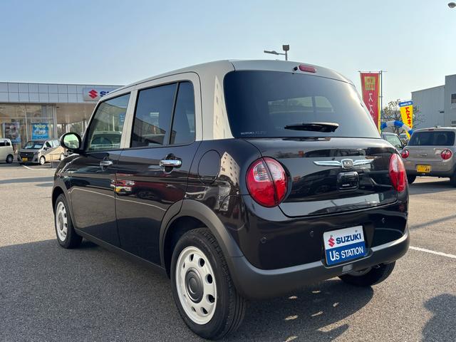 アルトラパンLC LC HYBRID X 6型 4WD 衝突被害軽減ブレーキ デュアルセンサーブレーキII|LEDヘッドランプ|シートヒーター|LC専用フロントグリル|アルミホイール|本革巻きステアリングホイール|照明付バニティミラー|ナノイー搭載フルオートエアコン|(65枚目)