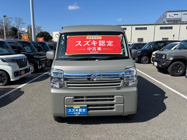 エブリイ JOINターボ 6型 バックカメラ付オーディオ LEDライト デュアルカメラブレーキ|キーレスプッシュスタート|USB電源ソケット|フルホイールキャップ|運転席シートヒーター|アイドリングストップ|LEDヘッドランプ|電動格納式ドアミラー|(4枚目)