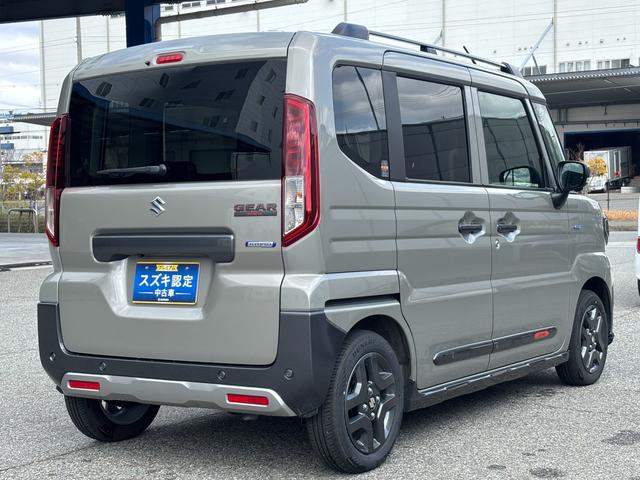 スペーシア ギア　ＨＹＢＲＩＤ　ＸＺターボ　４ＷＤ　全方位モニター付ナビ　デュアルセンサーブレーキＩＩ｜後席両側ワンアクションパワースライド｜アダプティブクルーズコントロール｜ステアリングヒーター｜電動パーキングブレーキ｜マルチユースフラップ｜シートヒーター｜（7枚目）