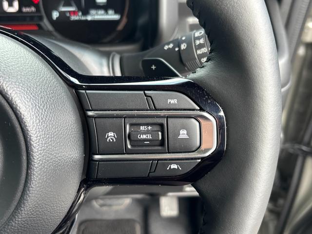 スペーシア ギア　ＨＹＢＲＩＤ　ＸＺターボ　４ＷＤ　全方位モニター付ナビ　デュアルセンサーブレーキＩＩ｜後席両側ワンアクションパワースライド｜アダプティブクルーズコントロール｜ステアリングヒーター｜電動パーキングブレーキ｜マルチユースフラップ｜シートヒーター｜（38枚目）