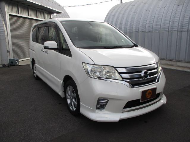 セレナ ハイウェイスター ハイウェイスター(8名) ワンオーナー 禁煙車 純正ナビTV リアモニター Bモニター ETC 両側Pスライドドア(6枚目)