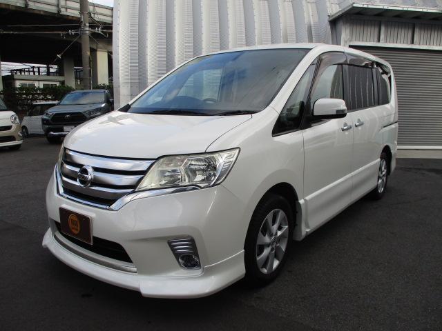 セレナ ハイウェイスター ハイウェイスター(8名) ワンオーナー 禁煙車 純正ナビTV リアモニター Bモニター ETC 両側Pスライドドア(7枚目)