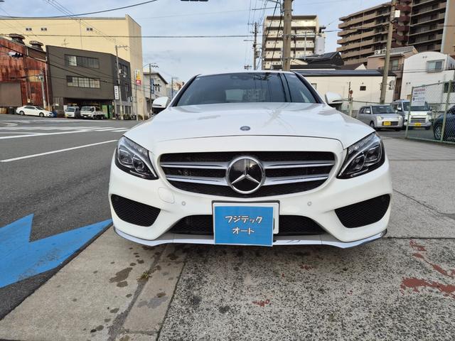 Cクラス C200アバンギャルド AMGライン 本革シート エアサス 純正ナビ フルセグTV Bカメラ HDD〜SSD化NOXセンサー交換済み ナビ最新更新済み パワーシート シートヒーター ドラレコ(2枚目)