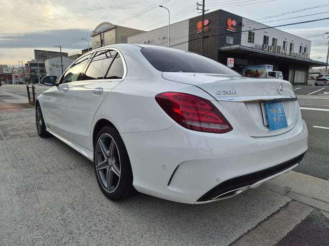 Cクラス C200アバンギャルド AMGライン 本革シート エアサス 純正ナビ フルセグTV Bカメラ HDD〜SSD化NOXセンサー交換済み ナビ最新更新済み パワーシート シートヒーター ドラレコ(8枚目)