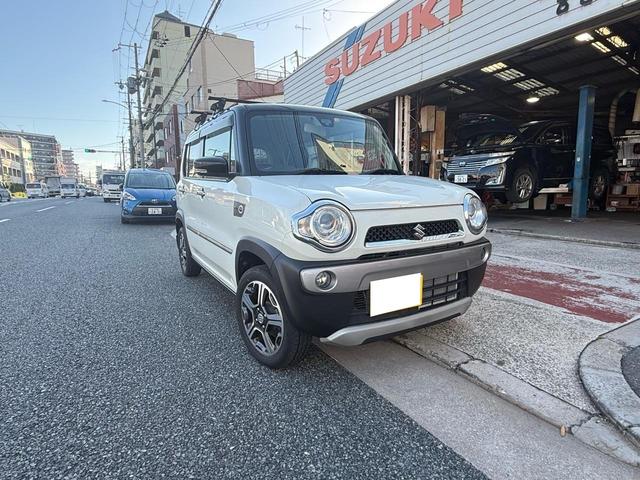 ハスラー Xターボ 4WDXターボ ダウンヒル機能 シートヒーター ツートンカラー ナビ バックカメラ ETC ルーフキャリア(3枚目)