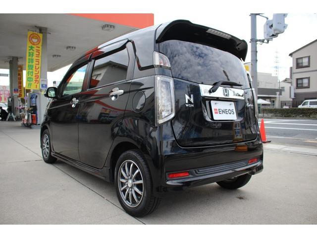 N-WGNカスタム G・ターボパッケージ ハーフレザーシート 純正ナビ Bカメラ ワンセグTV Bluetooth HID ETC クルコン スマートキー オートライト オートエアコン サイドエアバッグ ESC ABS 純正AW 電格ミラー(24枚目)