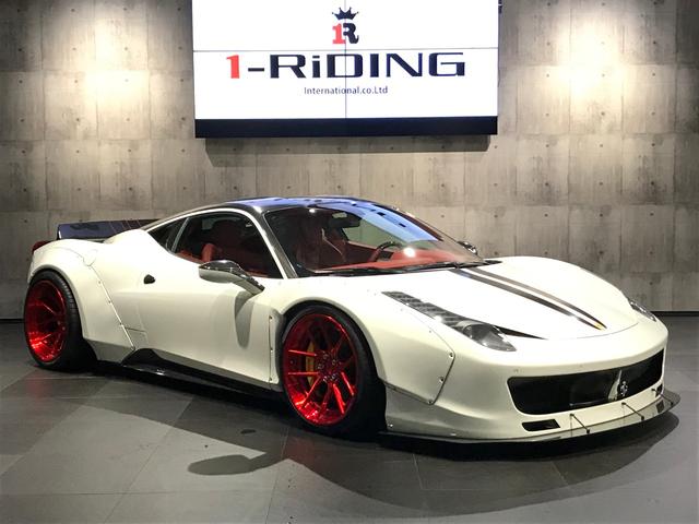 ４５８イタリア フェラーリ ベースグレード ｌｉｂｅｒｔｙｗａｌｋ フルボディーキット ａｄｖ１鍛造ホイール ｋｗリフター付車高調 ｏａｋｌｅｙｄｅｓｉｇｎ ｅｃｕチューン ｓｔａｇｅ１ 兵庫県 ベースグレード ｌｉｂｅｒｔｙｗａｌｋ フルボディーキット